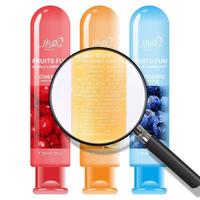 Lubricante Comestible a Base de Agua con Sabor a Frutas de 80 ml, Masajeador, Vibrador, Dildo, Juguete Sexual Unisex, Gel para Lamer, ODM OEM
