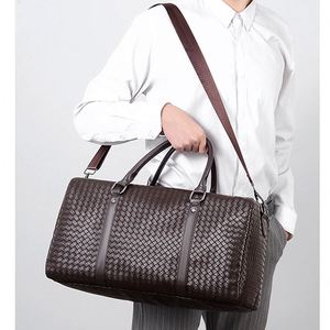 Wholesale Custom Large Capacity Durable Polyester Duffle Gym <b>Bag</b> <b>Waterproof</b> Outdoor PU Leather Sport Travel Duffel Set - Product Image 3