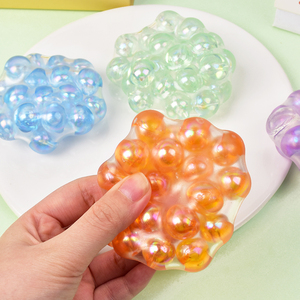 Jouet anti-stress créatif en perles colorées, boule perlée façonnable faite à la main, plateau de rangement pour fil, pour les 14 ans et plus - Product Image 5