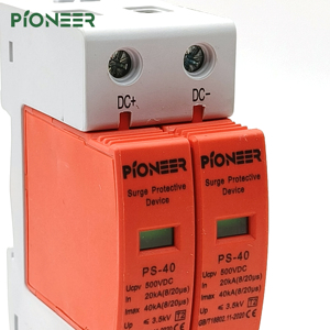 Dispositivo di <span class=keywords><strong>Protezione</strong></span> da Sovratensioni <span class=keywords><strong>Solare</strong></span> DC Certificato CE 40kA Tipo T2 con Tensione Nominale 1000V per <span class=keywords><strong>Protezione</strong></span> da Fulmini nei Sistemi Solari - Product Image 6