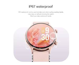 ساعة ذكية PEJE ZW04 لتتبع صحة المرأة، تدعم 28 لغة، مقاومة للماء IP68، مراقبة ضغط الدم ومعدل ضربات القلب، مكالمات بلوتوث - Product Image 4