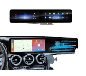 2x12.3' Inch Fully Laminated Dual Screen Series Android Car <b>Stereo</b> for C-Class W205 2021-2022 NTG 6.0 4G - Product Image 1