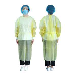 Produits en gros Robes jetables bon marché imperméables d'isolement de docteur en médecine avec le best-seller en gros - Product Image 1