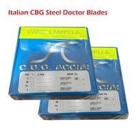 Lame de couteau en acier au carbone CBG adaptée à l'impression en héliogravure, à l'impression flexographique et aux machines de revêtement