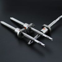 Vis à billes HLTNC C7 SFU1605, 16 mm, filetage roulé, acier, longueur personnalisée 0-6000 mm, pour routeur CNC, imprimante 3D