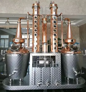 Handicrafts exhibits Multi-functional 200 liters distillation equipment for gin whisky brandy