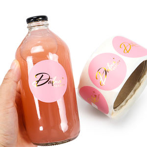 Ronde Sticker Fabrikant Custom Vinyl Roze Folie Label Stickers Waterdicht Oliebestendig <span class=keywords><strong>Eco</strong></span> Vriendelijk Voor Verpakking - Product Image 6