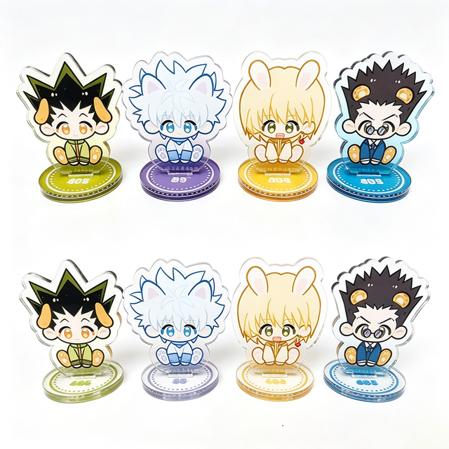 Custom Anime Merchandise UV Printed CNC/Laser Cut Acrylic Standee Cartoon Character Display Stand for Retail and Events