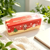 Nouveautés Jouet Squishy Noël en forme de beurre avec motif Père Noël pour le soulagement du stress et le jeu sensoriel des fêtes
