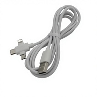 Kabel USB 3-in-1 Tipe C Micro USB Nylon 5A Pengisian Cepat Pelindung Anyaman, Harga Pabrik Murah Kualitas Terbaik untuk Ponsel Android