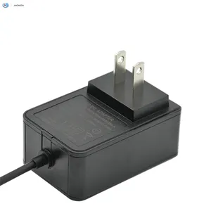 Tomada eua 24w 12v 2a, fonte de alimentação fcc ukca gs pse adaptador dc