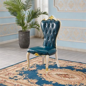 Sedie Trono Reali in Pelle con Schienale Alto, Sedie di Lusso per Sposi in Stile Regale - Product Image 3