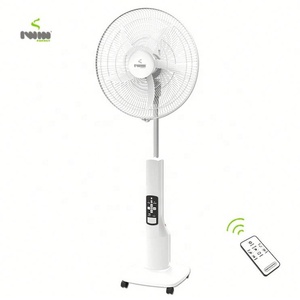 Iwin 18 inch chất lượng cao năng lượng mặt trời có thể sạc lại đứng FAN thời trang từ xa hộ gia đình khách sạn sử dụng điện USB Battery Powered - Product Image 2