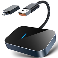 Adaptateur CarPlay sans fil en aluminium sur mesure, dongle automobile pour les connaisseurs de technologie, compatible avec Apple CarPlay et Android, ajustement parfait pour les voitures