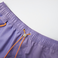 Shorts pour hommes personnalisés, 100% polyester, 80 g/m², tissu magique changeant de couleur (thermochromique) pour shorts de plage, séchage rapide et légers