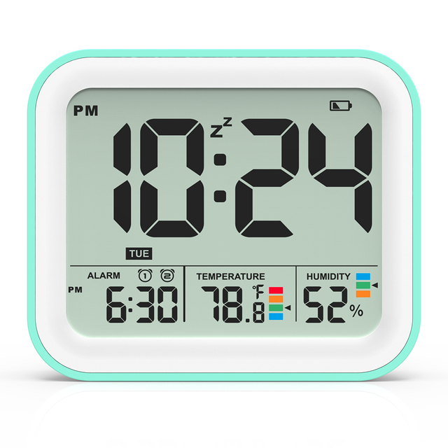 Fullwill Wholesale LED Display Digital Clock Simple Operation Small Table Clock Custom