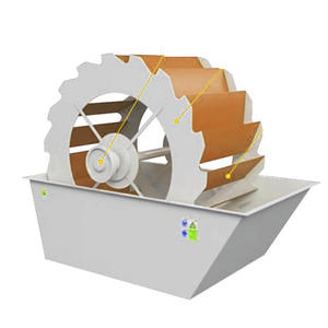 High Capacity Industrial Bucket <b>Wheel</b> Sand <b>Washing</b> <b>Machine</b> AC Motor 5-10t/h for Mining Quarry Aggregate Gravel Processing - Product Image 6