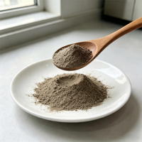 Poudre de champignons noirs déshydratés naturels, poudre de champignons comestibles, grand stock