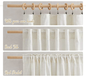 <span class=keywords><strong>Tende</strong></span> Velate Trasparenti <span class=keywords><strong>con</strong></span> Ricamo in Pizzo, Protezione Solare e Privacy, Design Elegante per Finestre <span class=keywords><strong>di</strong></span> Casa, <span class=keywords><strong>Tende</strong></span> Smart - Product Image 2