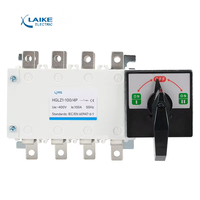 Interrupteur-sectionneur compact HGLZ1 160/4P 400V en plastique et métal à montage sur rail DIN, installation facile dans un tableau de commande ou un coffret de distribution