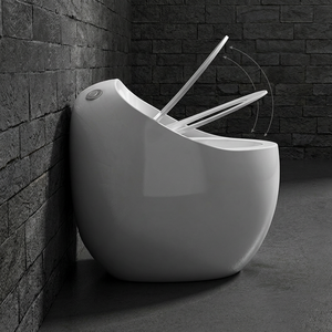 Cisterna Empotrada en el Suelo o Consola de Descarga Watermark B-8208W, Diseño de Montaje en Suelo para Baños Modernos, Superventas - Product Image 3