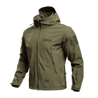 Veste tactique 3 en 1 pour homme, doublée de polaire, épaisse, chaude, imperméable, coupe-vent, pour la randonnée, la chasse, les activités de plein air, taille plus