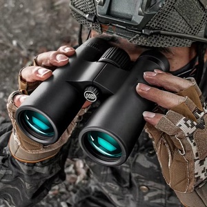 Binóculos Portáteis Vermelhos 12x42mm com Prisma de Telhado Bak4, à Prova d'Água IPX7, Preenchidos com Nitrogênio, para Caça e Observação de Aves - Product Image 3