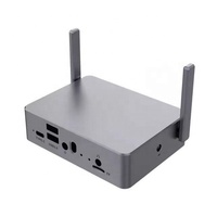Casing pelindung cangkang logam campuran aluminium 5 Plus oranye Pi casing dengan antena dan perekat konduktif termal