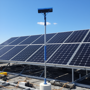 Perche de nettoyage de panneaux solaires Vevor 7,3 m avec tête de brosse rotative alimentée en eau pour le nettoyage des panneaux solaires - Product Image 2