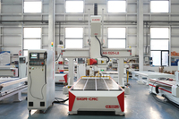 Máquina de Grabado CNC ATC con Pórtico de 800 mm de Altura y 180 °   Eje Inclinable, Tallador 3D para Paneles, Curvas y Procesamiento de Moldes