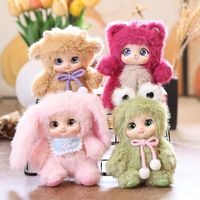 Peluche Virale Mignonne en Vinyle, Porte-clés Breloque de Sac à Dos Dessin Animé, Animal en Peluche, Mini Poupée, Accessoire Kawaii