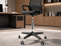 Vente en gros OEM – Conception haute capacité de charge, résistance aux chocs élevée pour lignes de production de meubles – Chaise de bureau pivotante 5 étoiles en nylon