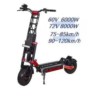 R8 2024新设计，带NFC卡，可打开13英寸60V 72V 6000W 8000W 10000W双电机电动滑板车，带APP控制