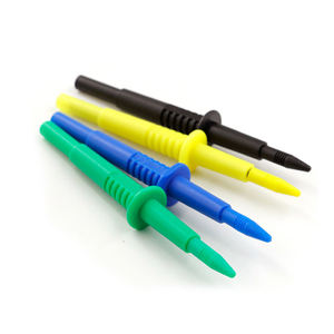 2mm ブロークンワイヤーテストプローブクリップ ステンレススチールテストプローブ 完璧な保護キャップ付きの鋭いステンレススチールチップ - Product Image 1