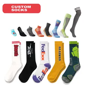 ZJFY- O003 OEM Design Crew Bamboo Cotton Socks Custom Logo Socks Custom Foot Tube Socks