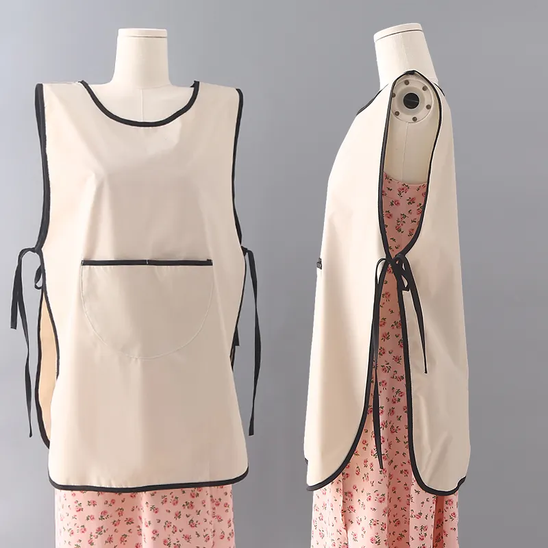 Bán buôn Trung Quốc polyester cotton unisex vest Tạp dề tùy chỉnh nhà bếp hai mặt Cobbler tạp dề