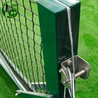 Offre Spéciale – Poteaux de Pickleball Noirs de 3 Pieds en Stock – Poteaux de Filet de Pickleball Mobiles avec Roues – Vente Directe Usine pour Équipement de Pickleball
