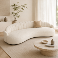 Juego de Sofás Chesterfield Cuadrados de Diseño Nórdico Moderno Premium, de una Plaza, con Estructura de Madera y Esponja, para Apartamento, Vestíbulo de Hotel, Sala de Estar