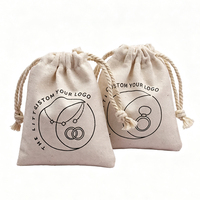 Sac en toile naturelle écologique avec cordon de serrage 8*10cm, réutilisable, logo personnalisé imprimé, pochette cadeau pour vernis à ongles, parfum