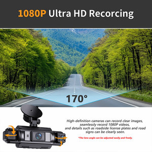 4-Kanal WLAN-<span class=keywords><strong>Dashcam</strong></span> Autokamera Black Box Fahrrekorder FHD 1080P Vorne Links Rechts Hinten Nachtsicht Schleifenaufnahme - Product Image 2