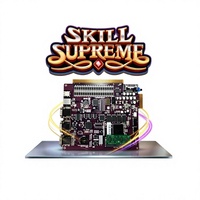 Carte mère de jeu d'arcade 3-en-1 avec fente pour carte SD et connectivité USB pour utilisation en parc d'attractions, plusieurs joueurs, langue anglaise