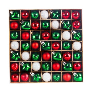 Nuove <span class=keywords><strong>Decorazioni</strong></span> Natalizie Eden di Alta Qualità Fatte a Mano in Plastica Set di Palline Decorative Speciali da 3cm/62 Pezzi con Confezione Regalo - Product Image 5