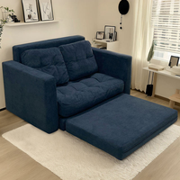 Canapé-lit modulaire moderne de luxe, garnissage en éponge compressée sous vide, meubles pour salon d'appartement
