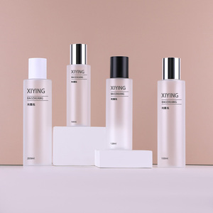 Chai Nhựa Thân Thiện Với Môi Rỗng Chăm Sóc Da 200Ml Chai Lotion Với Sliver Cap Mỹ Phẩm <span class=keywords><strong>Pet</strong></span> Nhựa Chai Mực - Product Image 3