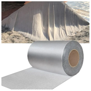 Cinta de butilo de goma, rollo <span class=keywords><strong>para</strong></span> <span class=keywords><strong>techos</strong></span>, papel de aluminio autoadhesivo, membrana impermeabilizante de asfalto <span class=keywords><strong>autoadhesiva</strong></span> negra impermeable moderna - Product Image 2