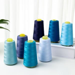В наличии, оптовая продажа, TKT Hilos De Costura Hilos, однотонная окрашенная пряжа из 100% полиэстера, 40/2 нитки из полиэстера - Product Image 2