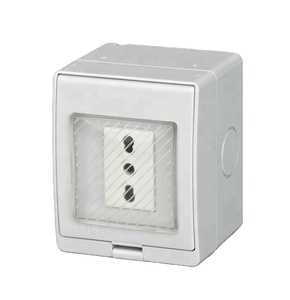 Italian Design Outdoor Power Socket <strong>Switch</strong> IP55 Weatherproof Wall <strong>Bathroom</strong> 16A 250V Rated Current NFC Network Connectivity CE - Product Image 1