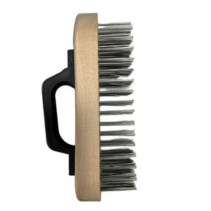 עץ אשור כבד ידית אחיזה ידנית מברשת מברשת הסרת חלודה וניקוי עם אחיזה מפלסטיק - Product Image 3