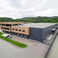 Bâtiment d'atelier préfabriqué en acier, conception européenne, certifié CE/CWB, ISO9001:2008, garantie de 3 ans, haute résistance au vent