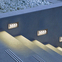 Lampes d'angle murales IP65 étanches en aluminium, luminaires LED intérieurs/extérieurs pour supermarchés, parcs et centres commerciaux